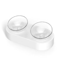 Adjustable Cat Bowl with Dual Bowls for Feeding