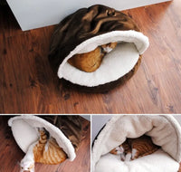 Removable Half Roof Cat House, Cozy Cat Bed